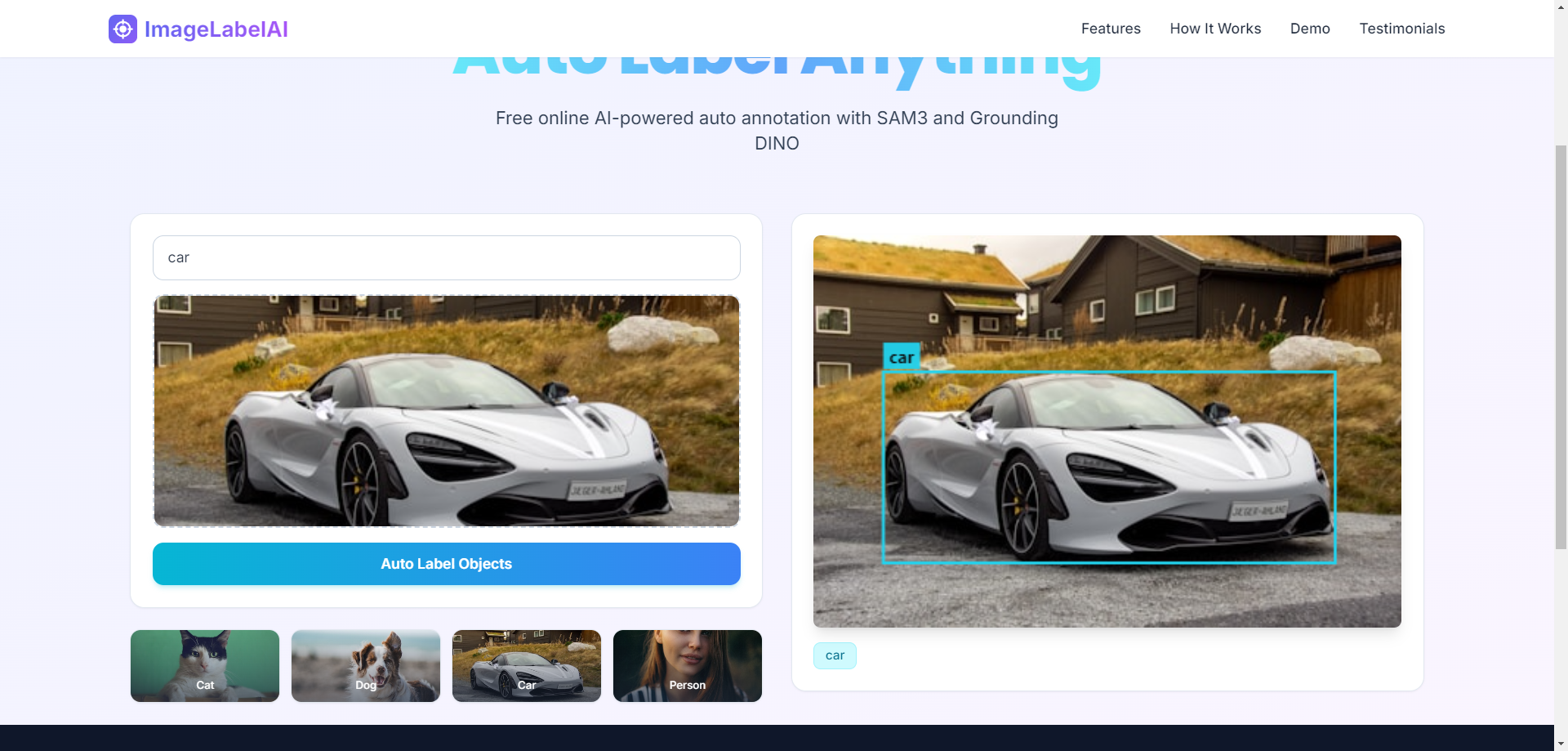 Image Labeling AI Demo